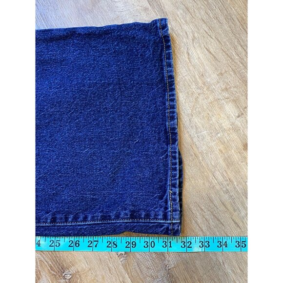Levis Ribcage Bell Bottom High-Rise Womens Denim Jeans Size 26 Dark Wash Flared - Picture 5 of 6